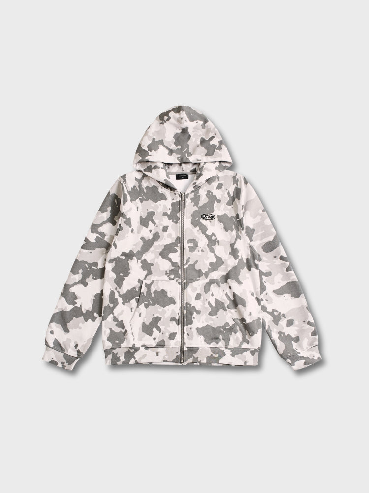 DCRB Camo Chaqueta con cremallera