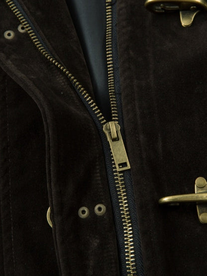 DCRB Retro Spliced Suide Chaqueta