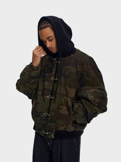 DCRB Camo de dos piezas Chaqueta acolchada