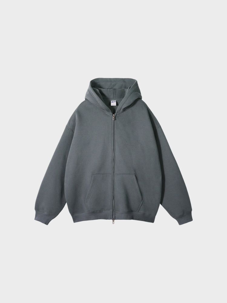 350 GSM Sudadera de calidad con cremallera