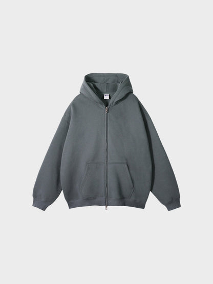 350 GSM Sudadera de calidad con cremallera
