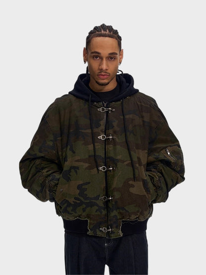 DCRB Camo de dos piezas Chaqueta acolchada