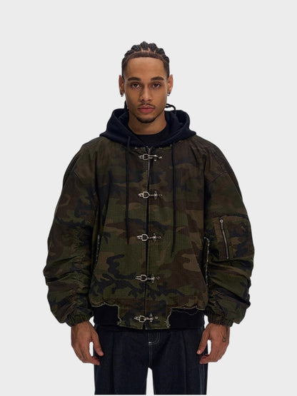 DCRB Camo de dos piezas Chaqueta acolchada
