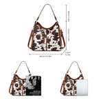 Bolso Hobo Estampado con Monedero