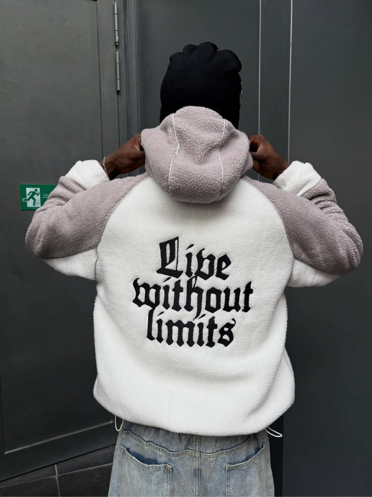 DCRB - Negro & Gris Forro polar sherpa Ninja