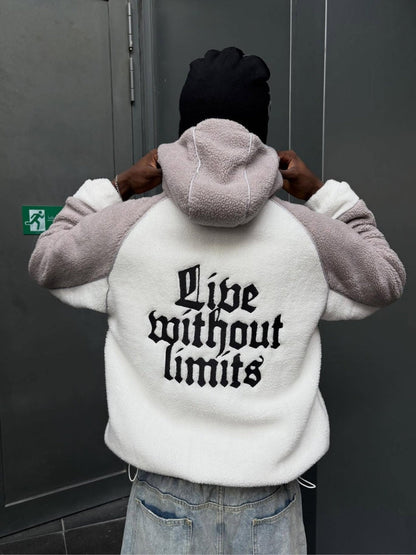 DCRB - Wolf Gris & White Forro polar sherpa Ninja