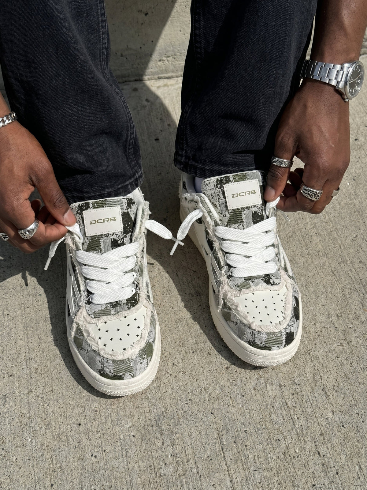 DCRB Broken Camo Verde Zapatillas