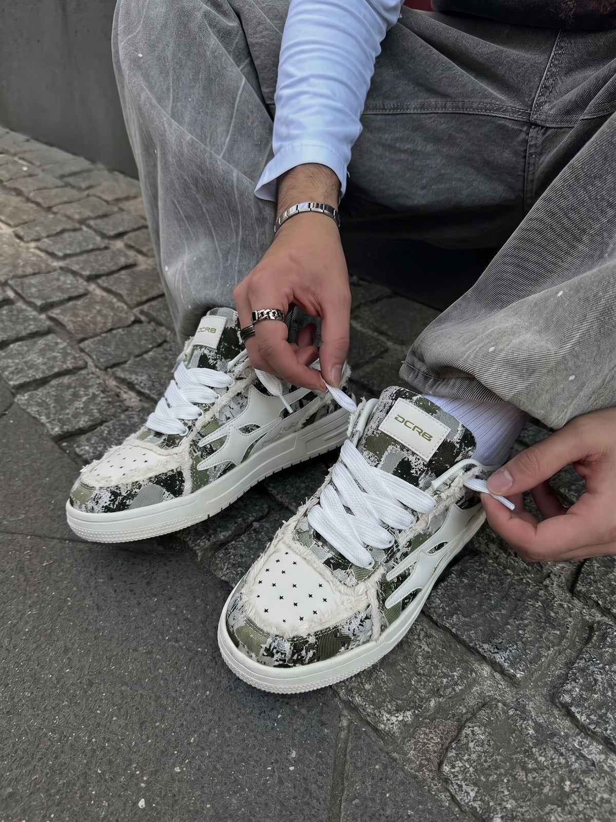 DCRB Broken Camo Verde Zapatillas