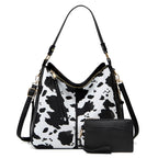 Bolso Hobo Estampado con Monedero