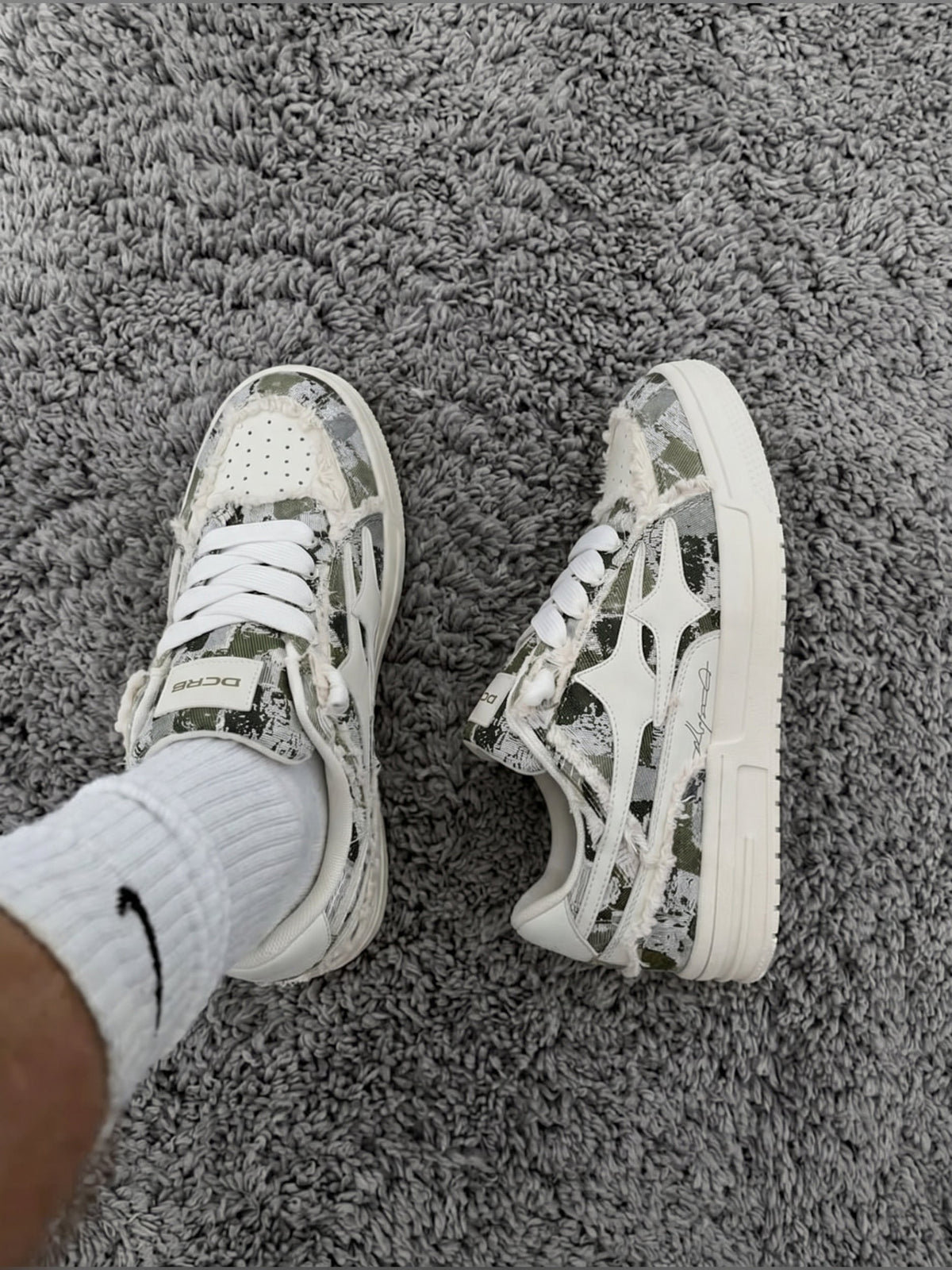 DCRB Broken Camo Verde Zapatillas