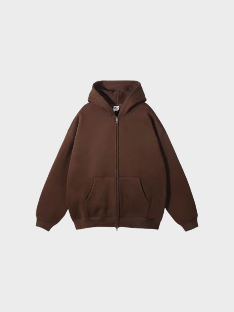 350 GSM Sudadera de calidad con cremallera