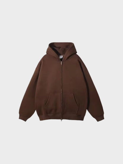 350 GSM Sudadera de calidad con cremallera
