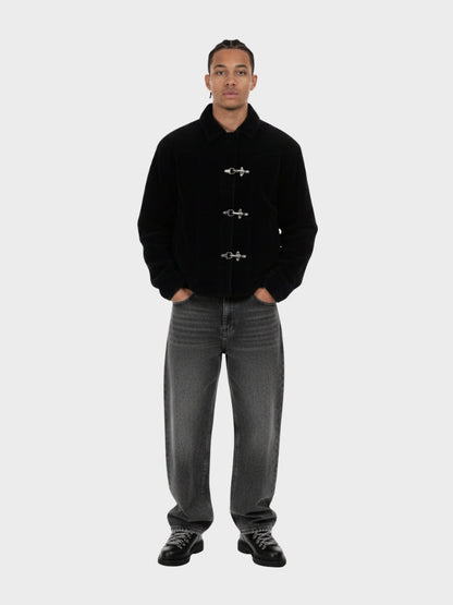 DCRB Retro Spliced Suide Chaqueta