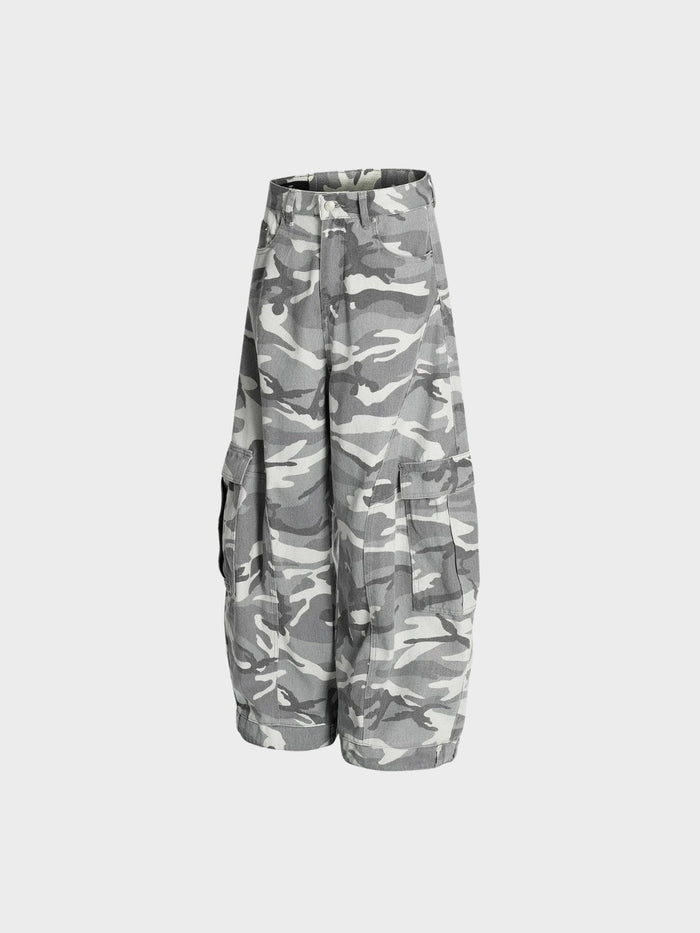 DCRB Gris Camo Cargo Vaqueros