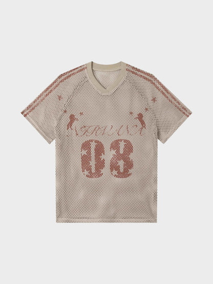 DCRB Mesh Football Tee