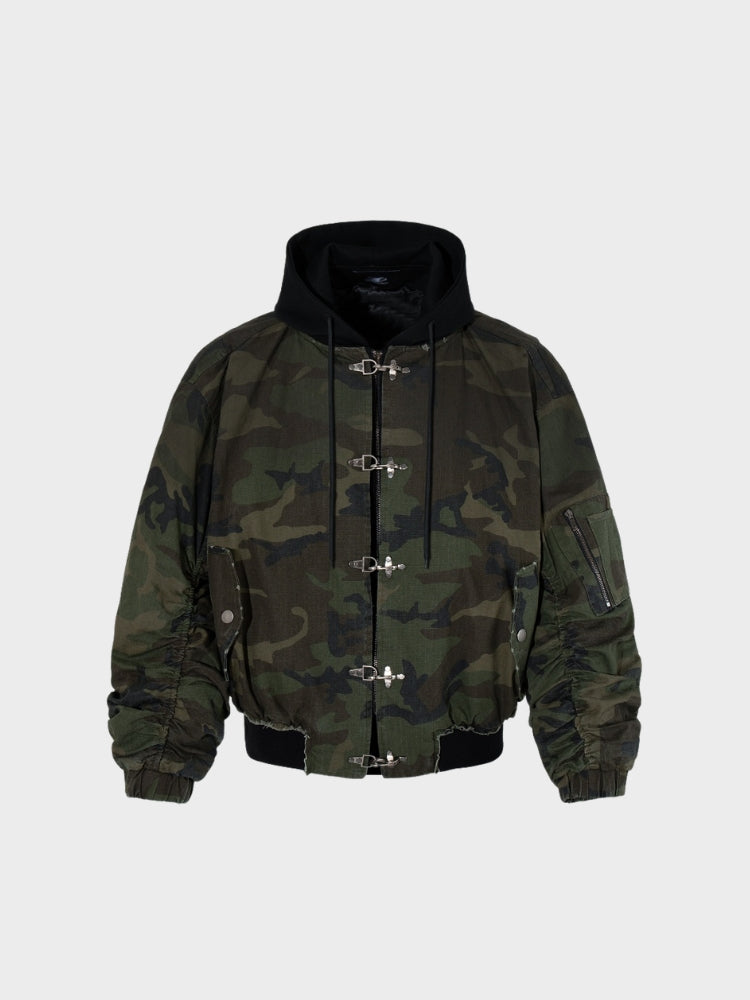 DCRB Camo de dos piezas Chaqueta acolchada