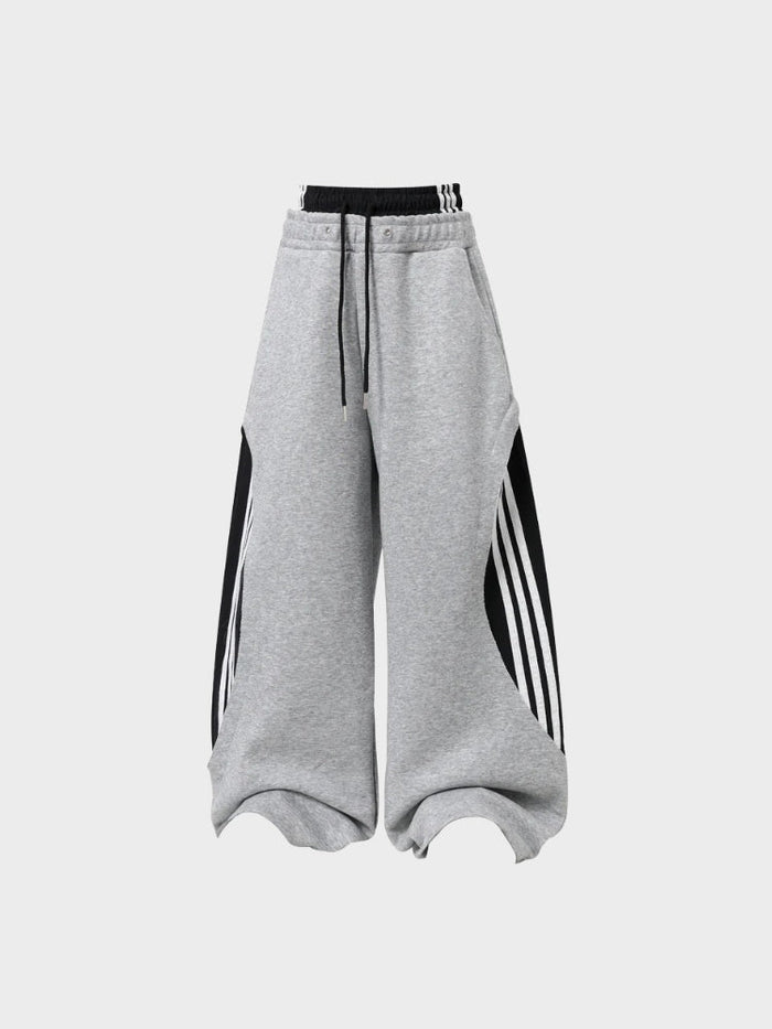 DCRB a rayas Joggers de corte barrel
