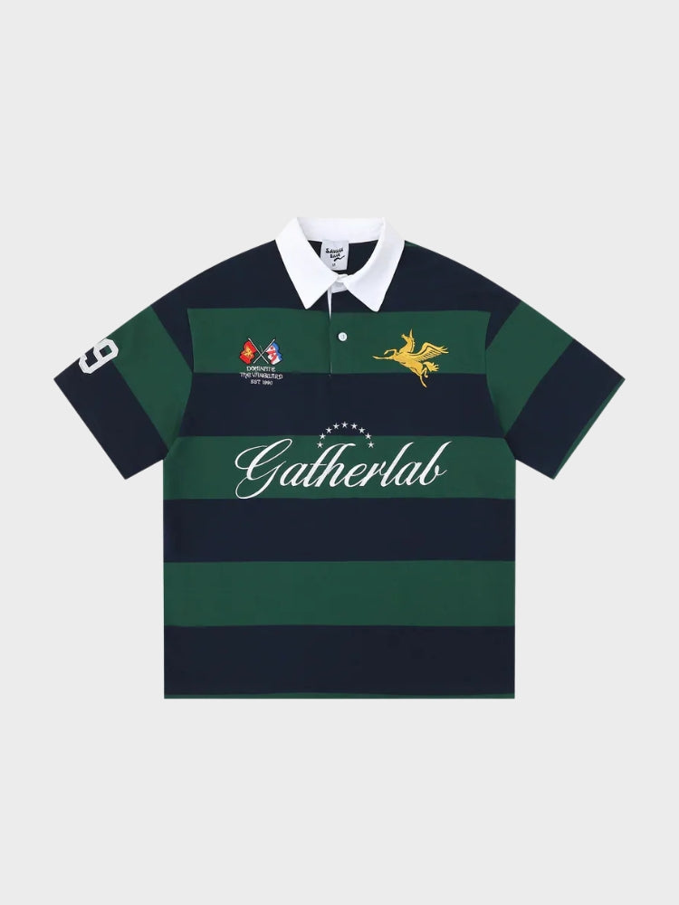DCRB Striped Polo Sports Tee