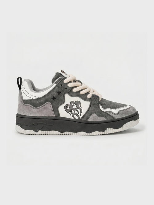 Corazón retro Zapatilla