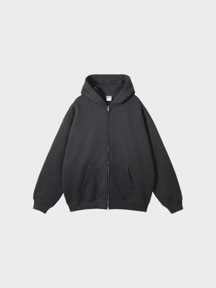 350 GSM Sudadera de calidad con cremallera