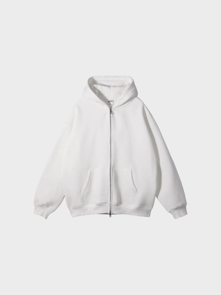 350 GSM Sudadera de calidad con cremallera