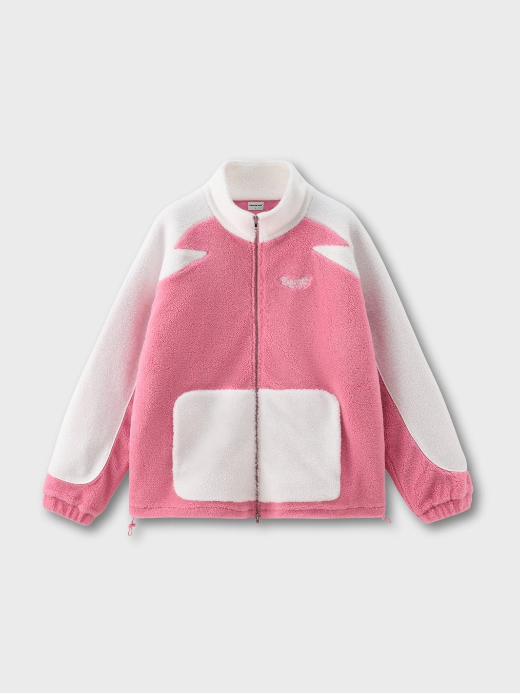 DCRB Bicolor Sherpa Chaqueta polar Rosa