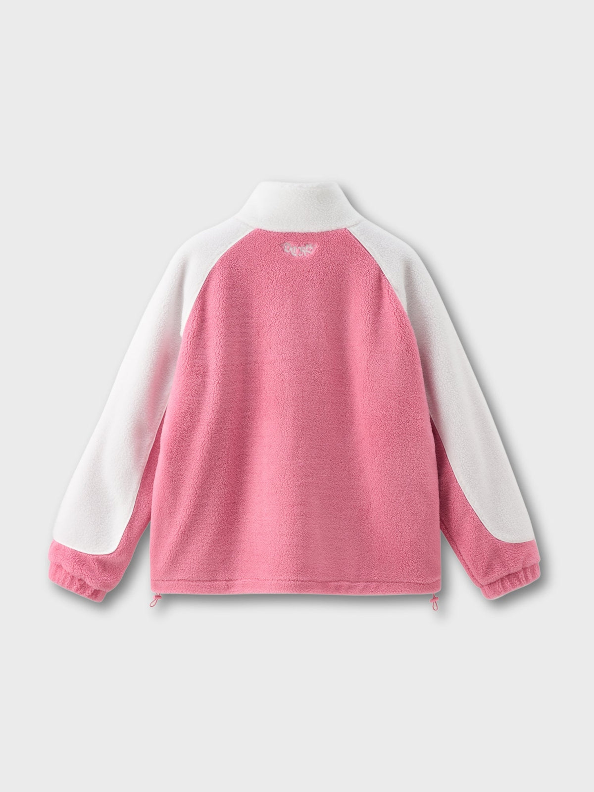 DCRB Bicolor Sherpa Chaqueta polar Rosa