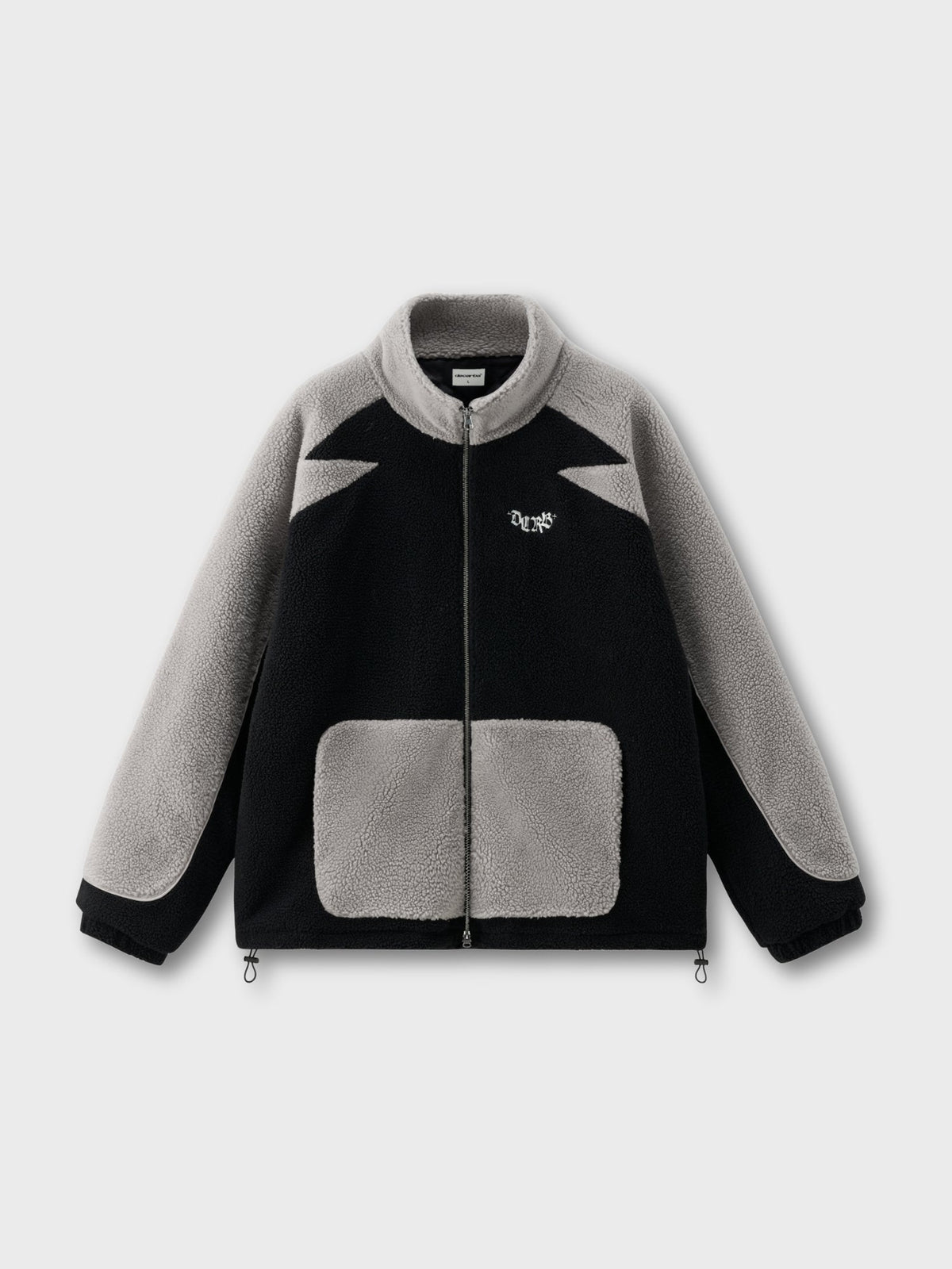 DCRB Bicolor Sherpa Chaqueta polar Rosa