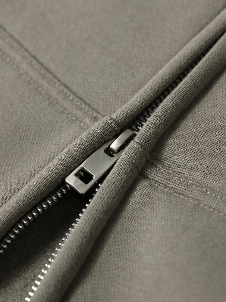 350 GSM Sudadera de calidad con cremallera