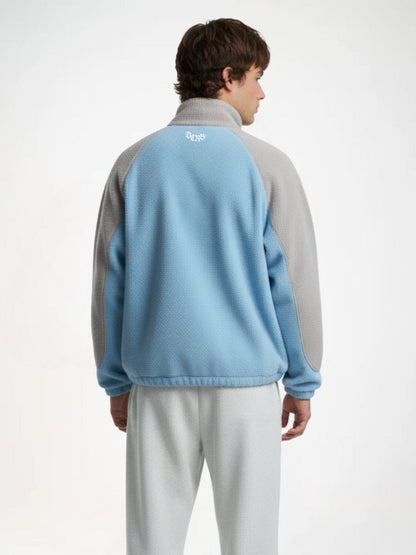 DCRB Bicolor Sherpa Chaqueta polar Azul