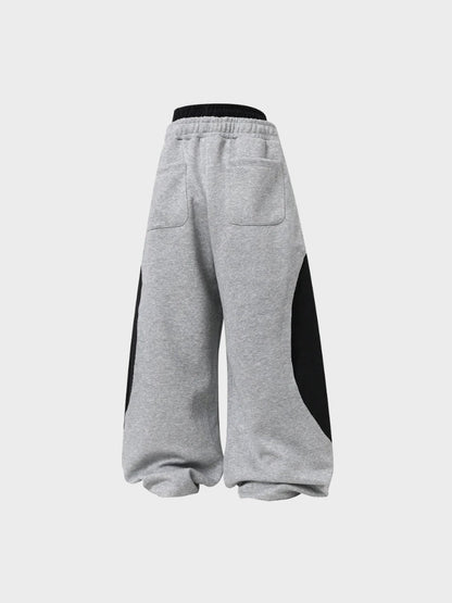 DCRB a rayas Joggers de corte barrel