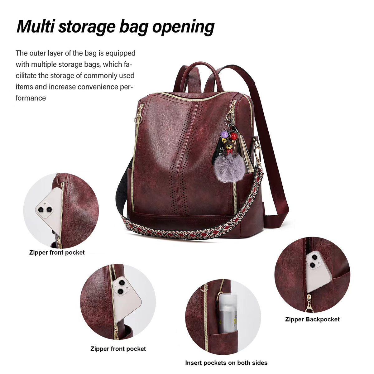 Bolso Mochila Convertible 2 en 1