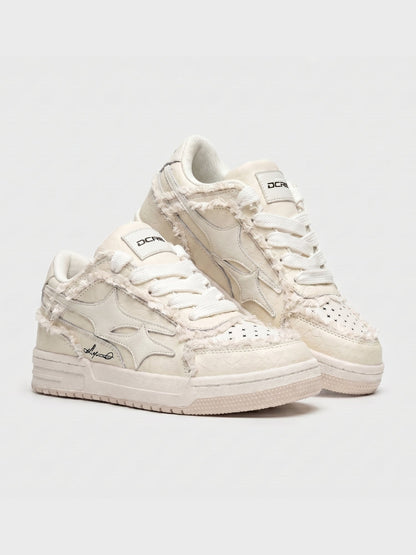 DCRB Ivory Croc Low Zapatillas