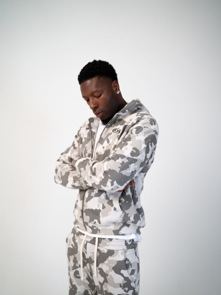 DCRB Camo Chaqueta con cremallera