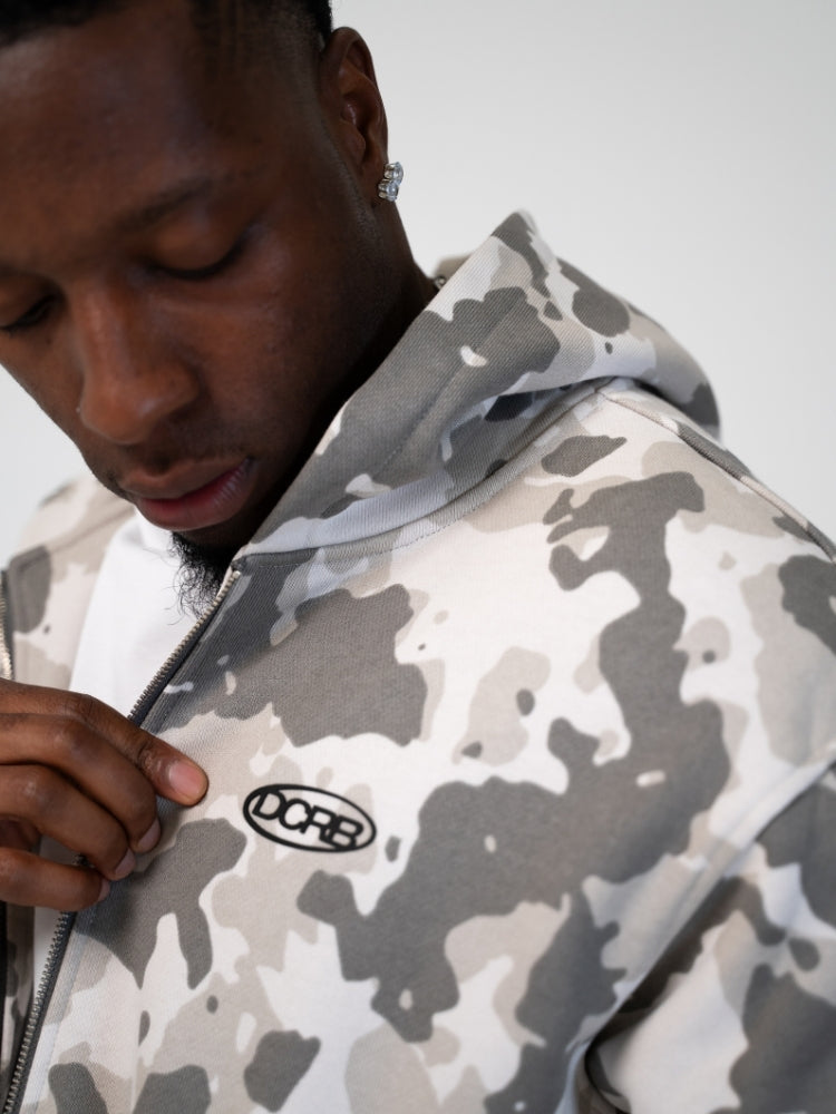 DCRB Camo Chaqueta con cremallera
