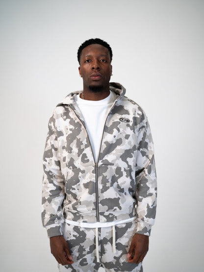 DCRB Camo Chaqueta con cremallera