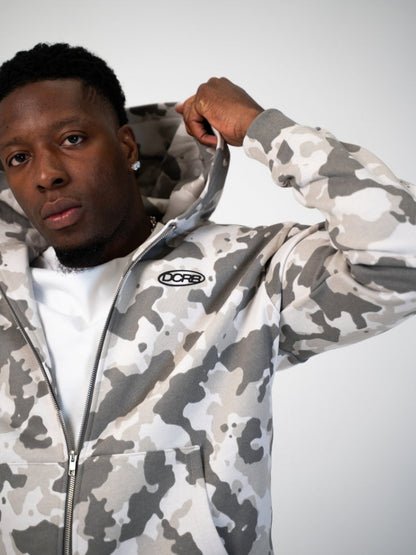 DCRB Camo Chaqueta con cremallera