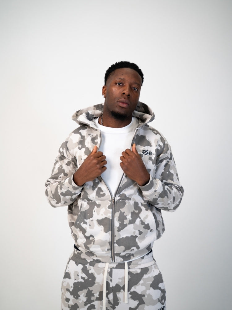 DCRB Camo Chaqueta con cremallera