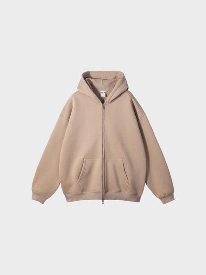 350 GSM Sudadera de calidad con cremallera