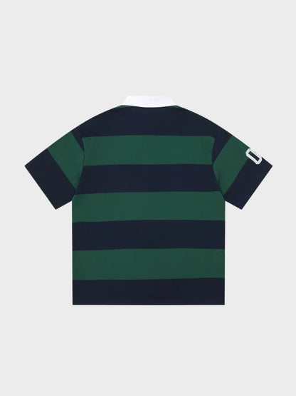 DCRB Striped Polo Sports Tee