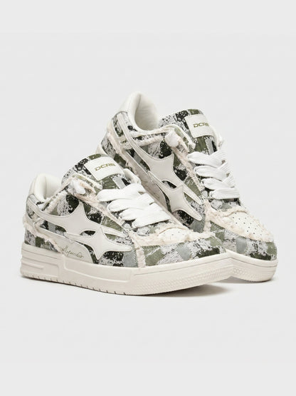 DCRB Broken Camo Verde Zapatillas