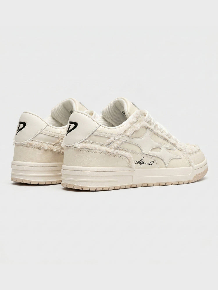 DCRB Ivory Croc Low Zapatillas