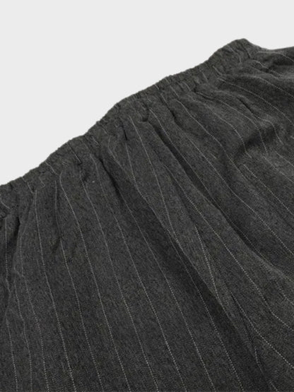 DCRB a rayas Joggers deportivos de pernera ancha