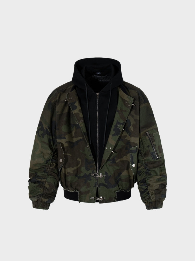 DCRB Camo de dos piezas Chaqueta acolchada