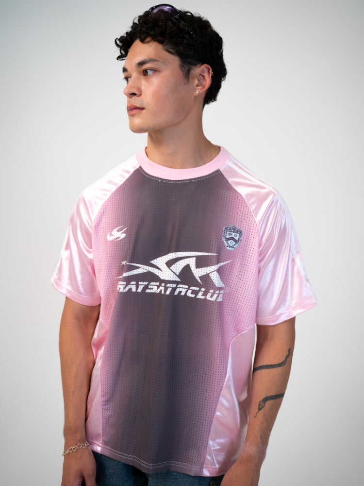 DCRB Distressed Camiseta de malla de fútbol