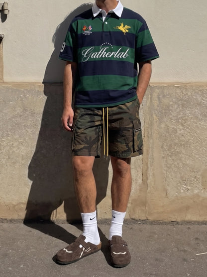 DCRB Striped Polo Sports Tee
