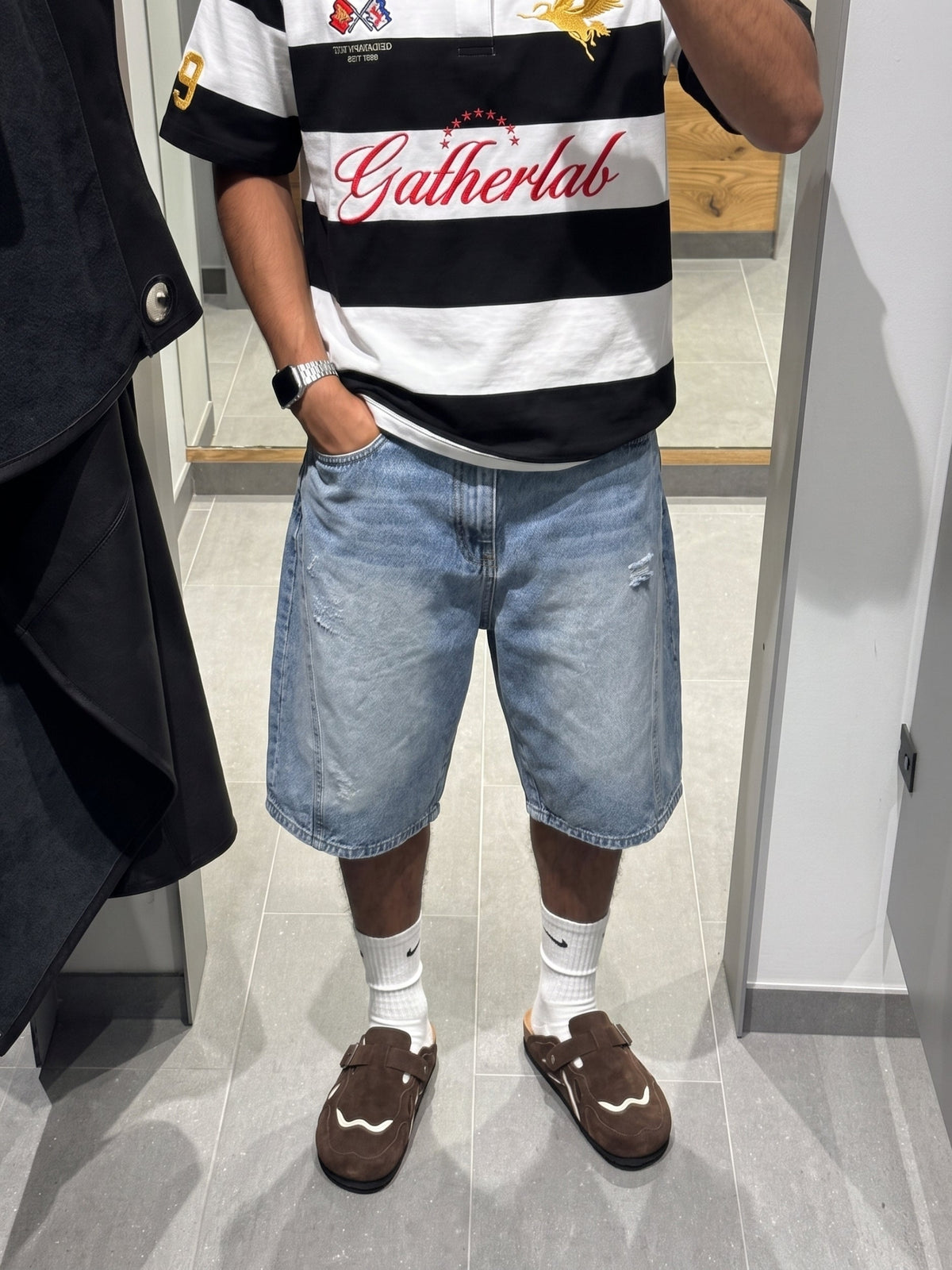 DCRB Striped Polo Sports Tee