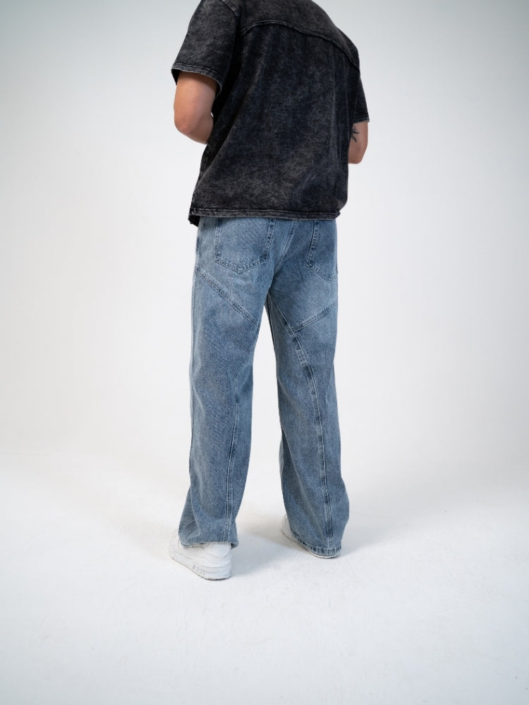 DCRB Vaqueros baggy - Gris/Azul