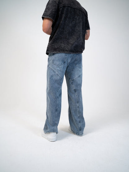 DCRB Vaqueros baggy - Gris/Azul