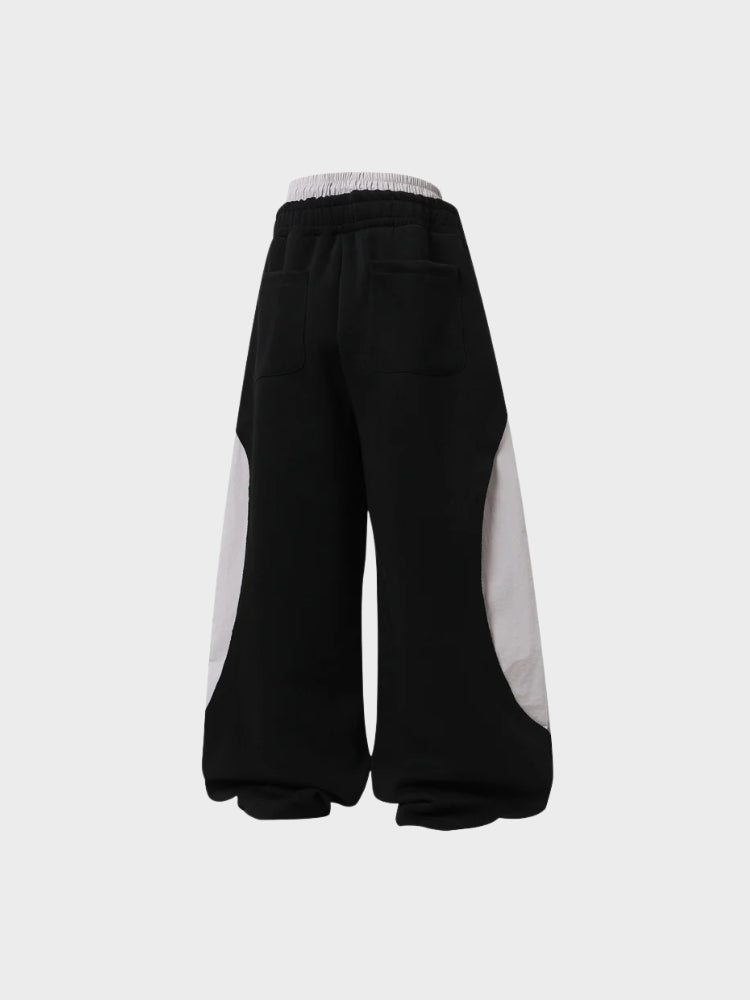 DCRB a rayas Joggers de corte barrel